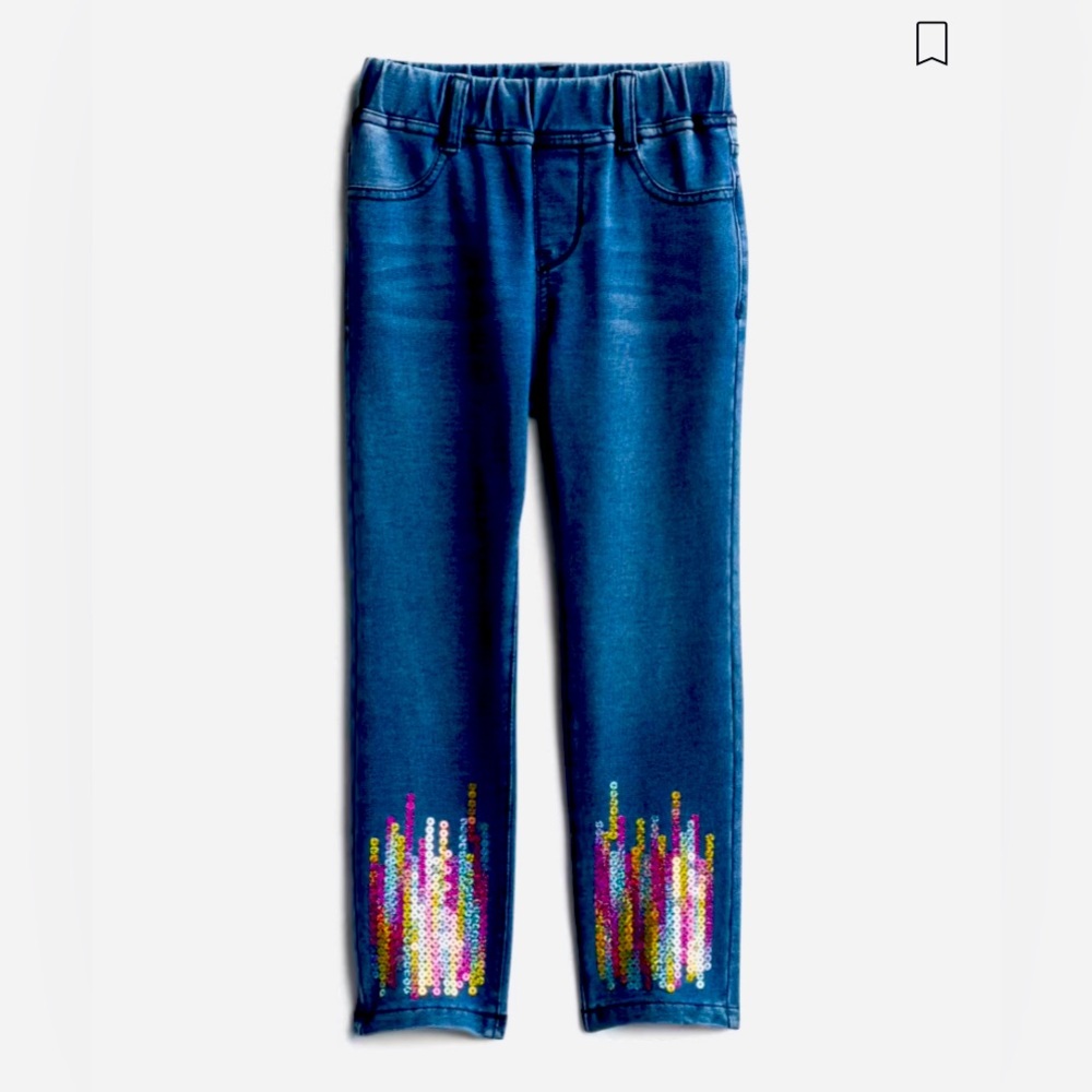 Katrina Sequin Knit Skinny Jean